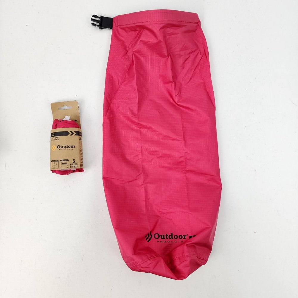 New Lot 2 Outdoor Products 5 Ltr Go Dry Camping Bag Ultra Lightweight & Compact